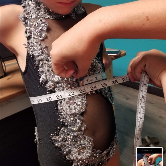 BOMBSHELL Custom competition dance costume. Child Small CS - Picture 4 of 7